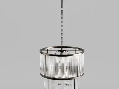 PASADENA Bronze Chandelier Low-poly 3D model