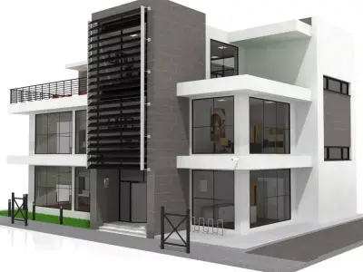 Office Building 3D model