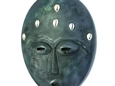 African  Decorative Mask 3D model