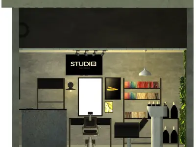 Hair Salon 3D print model