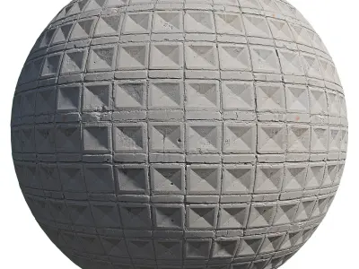 Concrete wall  3D model