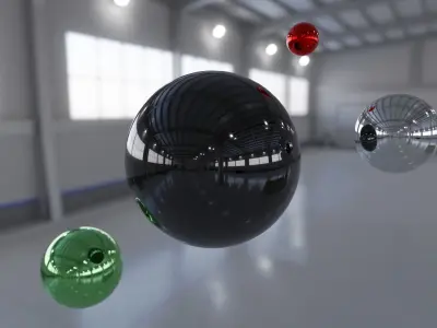 HDRI - Industrial Warehouse Interior 9 Texture