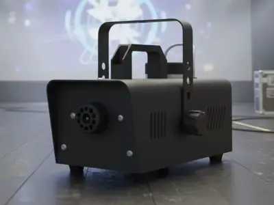 Smoke Machine Ultra High Detail 8K PBR Textures 3D model Low-poly 3D model