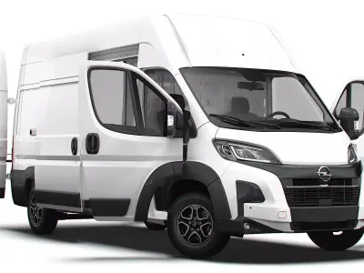Opel Movano e Van L3H3 HQ Interior 2025 3D model
