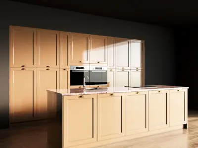 62-Kitchen2 glossy 6 3D model