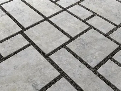 Paving title pebble 3D model