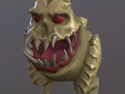  monster Free low-poly 3D model