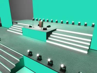 Concert Stage 03 Design 3D model