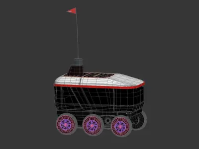Yandex Delivery Robot 3D model