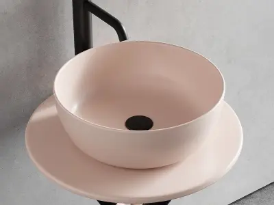 Scarabeo Ceramiche Cross Floor-standing Vanity Unit Set 2 Low-poly 3D model