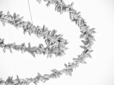 ESTE 8001 60 80 Chrome pendant 3D model