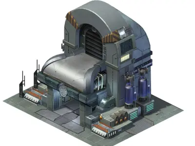 Mechanical Construction - Repair Shop 023 3D model