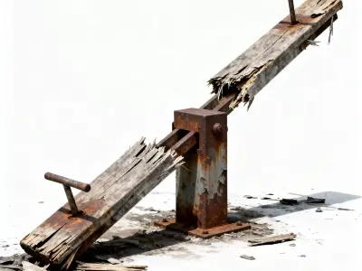 Ups And Downs Classic Seesaw 3D Model Low-poly 3D model