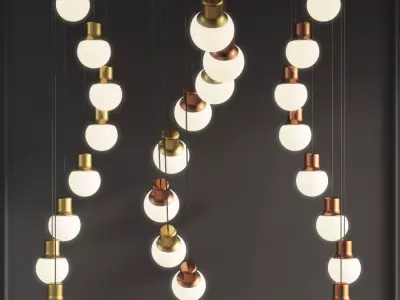 Mass Chandelier Andtradtion 3D model