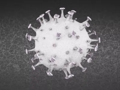 Coronavirus V5 - White Surface 3D model