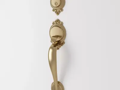 Classic Door Handle 3D model