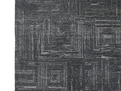 TESSARA HAND-KNOTTED WOOL RUG B 3D model