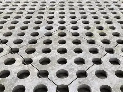 Paving title hole 3D model