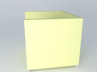 Simple light green armchair Free 3D model