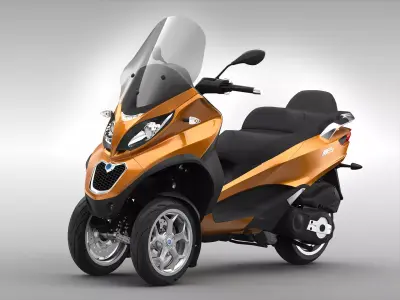 Piaggio MP3 Scooter 2016 3D model