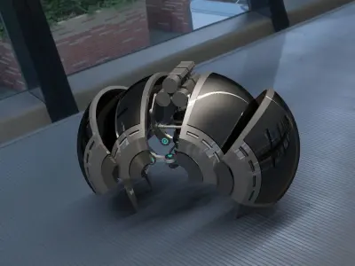 Spider Robot v2 3D model