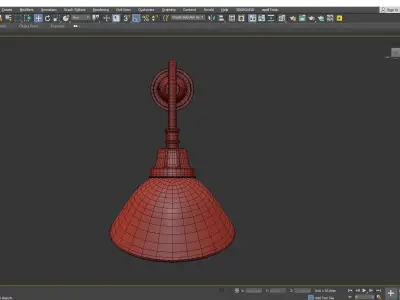 CARSON GOOSENECK WALL SCONCE Low-poly 3D model