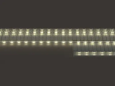 Warehouse under construction - 02 3D model