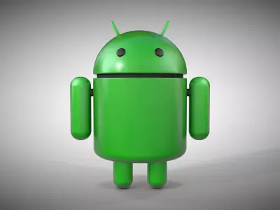 Android Robot - 3D Logo Low-poly 3D model