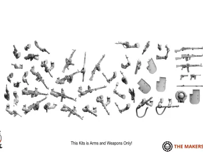 Misc - Trench Crusade Arms 2 3D print model
