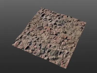 Rubble Pbr Textures  Texture