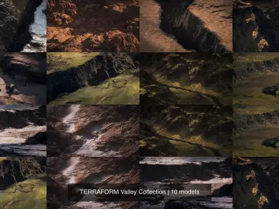 TERRAFORM Valley Collection 3D Model Pack