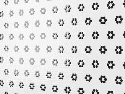 Hexagon Tiles 3D model