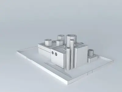 Checkers Industrial Building 3D model
