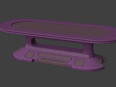 SCI-FI LAB TABLE 3D model