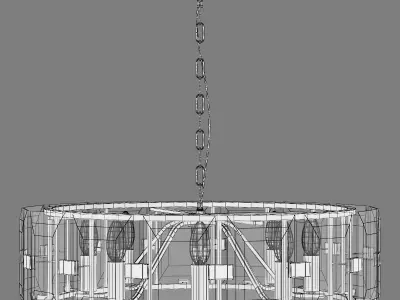 713287 Novara Lightstar hanging chandelier 3D model