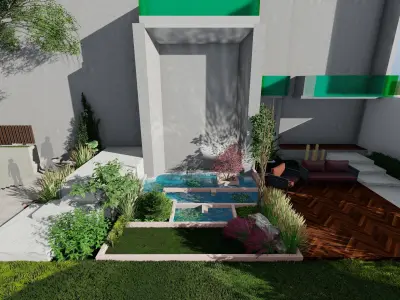 Contemporary Residence in Udaipur  3D model