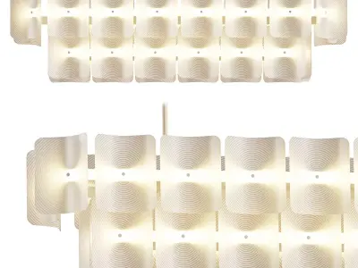 Fingerprint Linear Chandelier 3D model