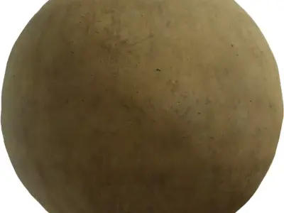 Dusty Yellow Plaster Wall Texture