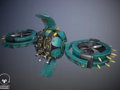 Next Generation Viper Drone 3D model