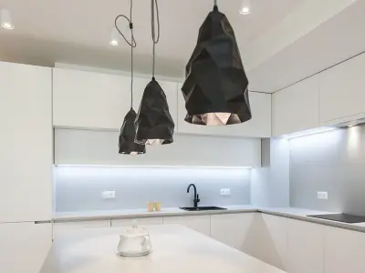 Iceberg and Magma rock Pendant Lights 3D print model