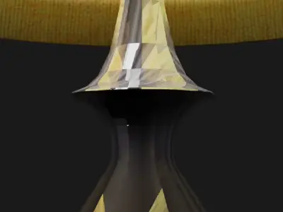 A Metallic Lamp 3D model