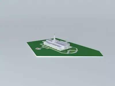 LDS, Temple Adelaide Australia Templo Mormon, 89th operating ... Free 3D model