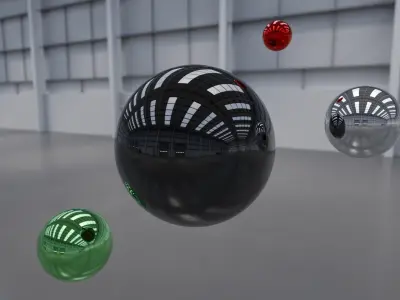 HDRI - Industrial Warehouse Interior 11 Texture