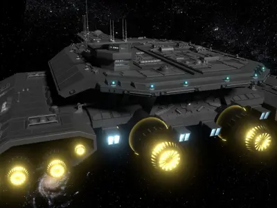 StarGate F-304 Daedalus Battlecruiser 3D model