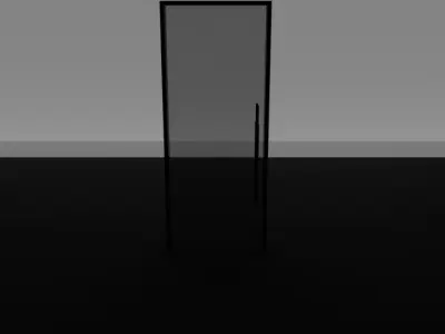 Glass Door Free 3D model get
