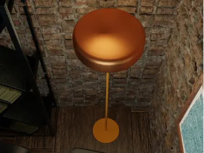 Reading room Free 3D model