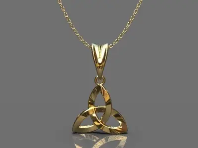 Light trinity pendant 3D print model