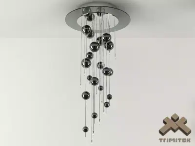 Bubbles 12PLM Lamp 3D model