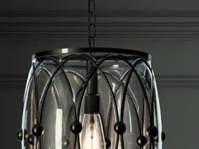 Hanging lamp LOFT HOUSE P-162 3D model