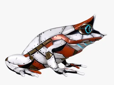  Malayan Robot frog 
